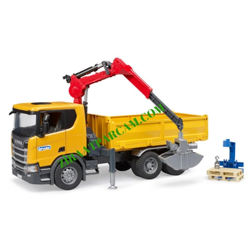 SCANİA 560R VİNÇLİ ŞANTİYE KAMYONU