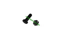 M14 ROTOVATÖR CİVATASI VE SOMUN BEYAZ 10*9 KALİTE