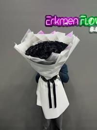 İthal Premium Siyah Gül Buketi