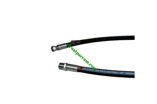 3/8 R1 120 CM 9/16 DÜZ-1/2 ERKEK HİDROLİK HORTUM